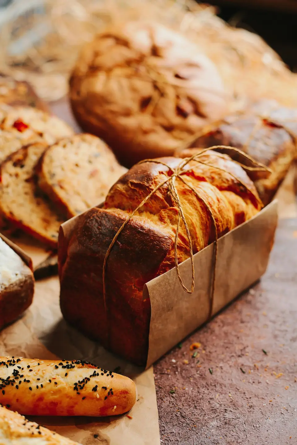 A traditional loaf of bread